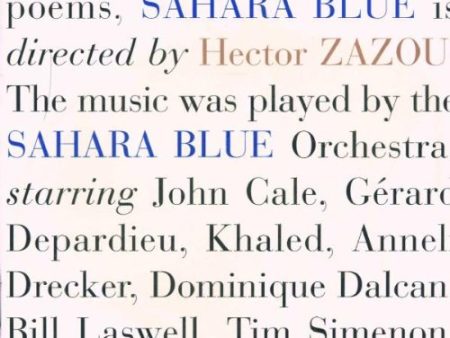 ZAZOU, HECTOR - SAHARA BLUE For Sale