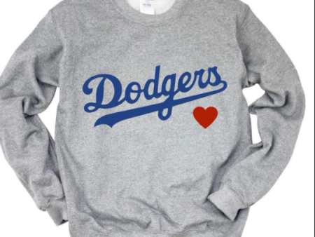 Dodgers Gray Sweatshirt Online