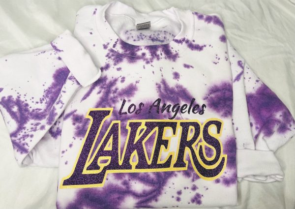 Los Angeles Lakers Tie Dye Sweatshirt Supply