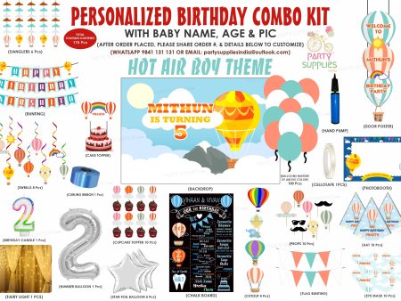 Hot Air Boy Theme Premium Kit Sale