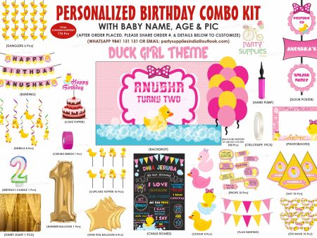 Duck Girl Theme Premium Kit Sale