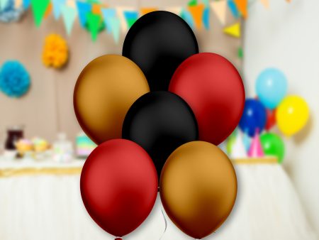 Mickey Mouse Theme Colour 30 Pcs Balloons Online now