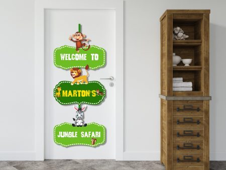 Jungle theme Door Poster Sale