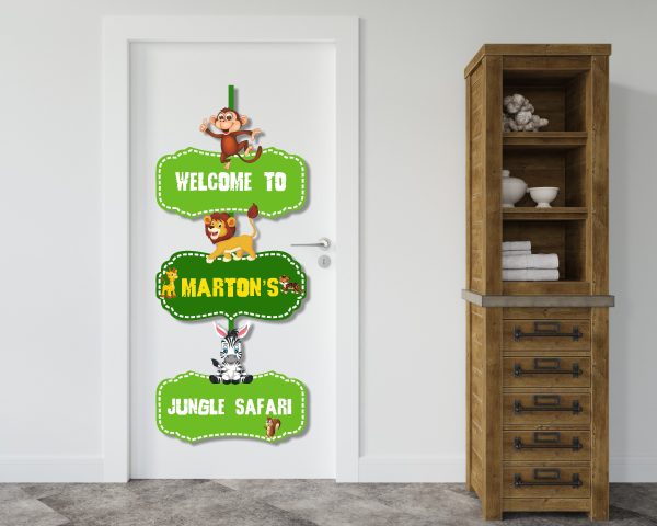 Jungle theme Door Poster Sale