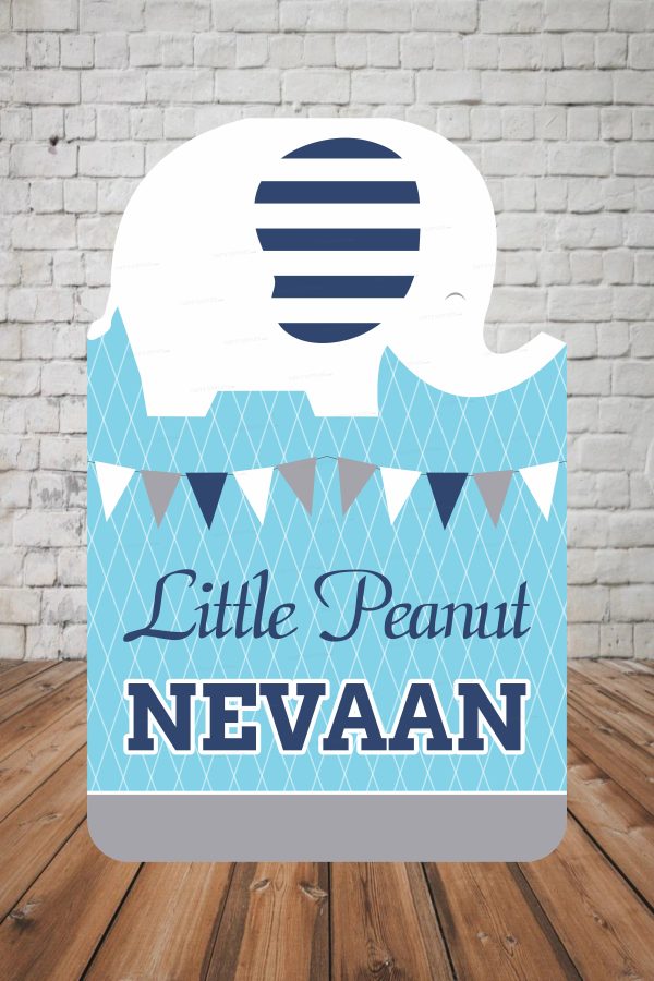 Blue Elephant Theme Welcome Board For Sale