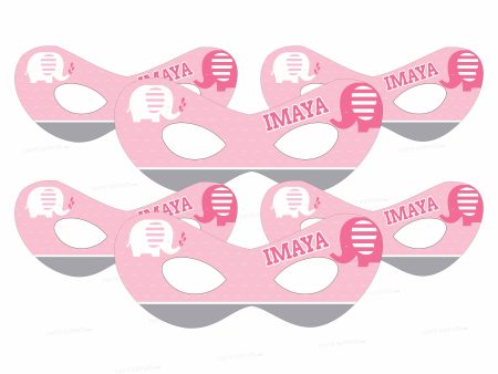 Pink Elephant Theme Customized Eye Mask Online Hot Sale