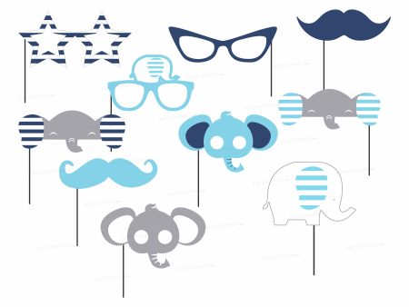 Blue Elephant Theme Customized Props Hot on Sale