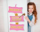 Princess Theme Customized Door Poster Discount