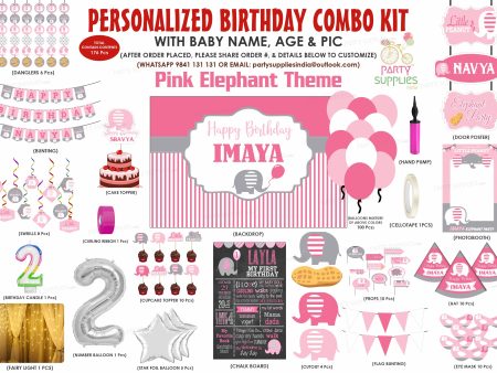 Pink Elephant Theme Premium Kit For Sale