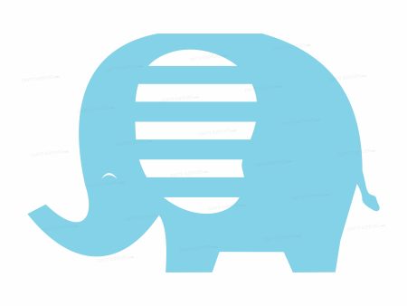 Blue Elephant Theme Cutout BLE-04 For Cheap