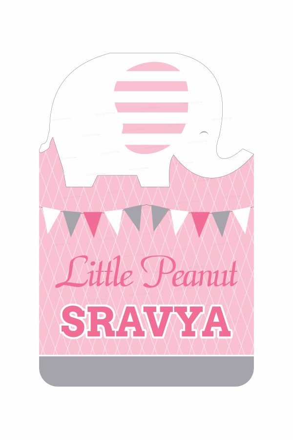 Pink Elephant Theme Welcome Board Sale