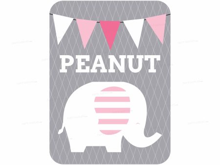 Pink Elephant Theme Cutout PNE-02 on Sale