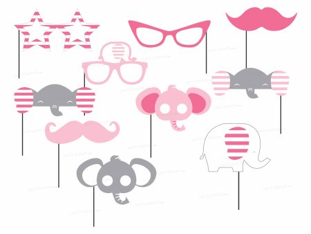 Pink Elephant Theme Props Sale