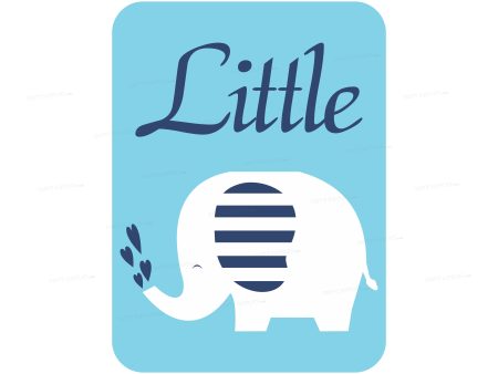 Blue Elephant Theme Cutout BLE-01 For Sale