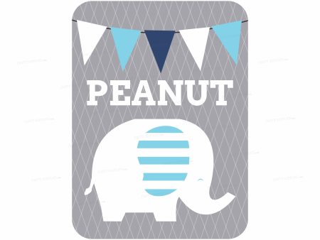 Blue Elephant Theme Cutout BLE-02 Sale