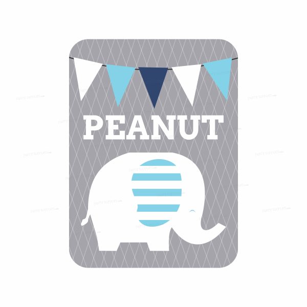 Blue Elephant Theme Cutout BLE-02 Sale