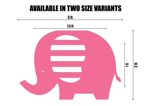 Pink Elephant Theme Cutout PNE-03 Discount