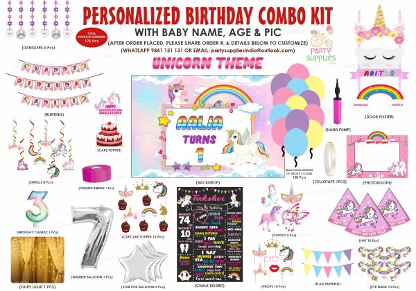 Unicorn Theme Premium Kit For Discount