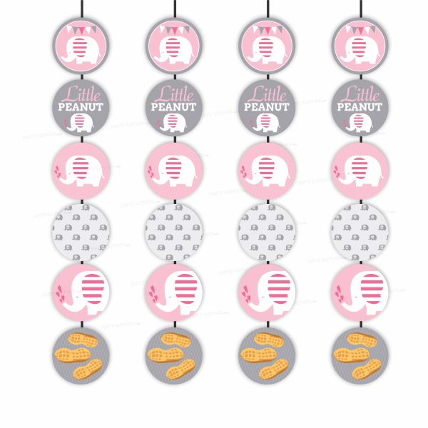 Pink Elephant Theme Dangler Online Hot Sale