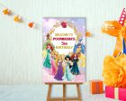 Princess Theme Welcome Board For Cheap