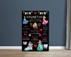 Princess Theme Chalkboard For Discount