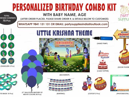 Little Krishna Theme Exclusive Kit Online now