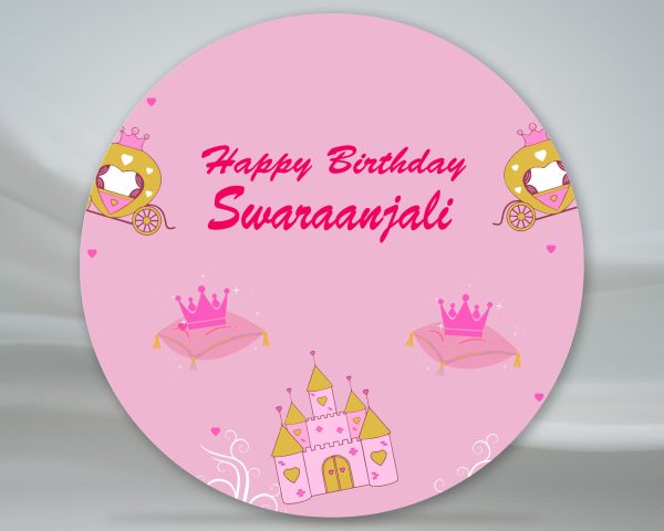 Princess Theme Personalized Backdrop Online now