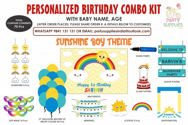 Sunshine Boy Theme Exclusive Kit on Sale