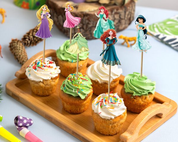 Princess Theme Cup Cake Topper Online Sale