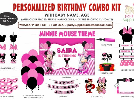 Minnie Mouse Theme Exclusive Kit For Sale