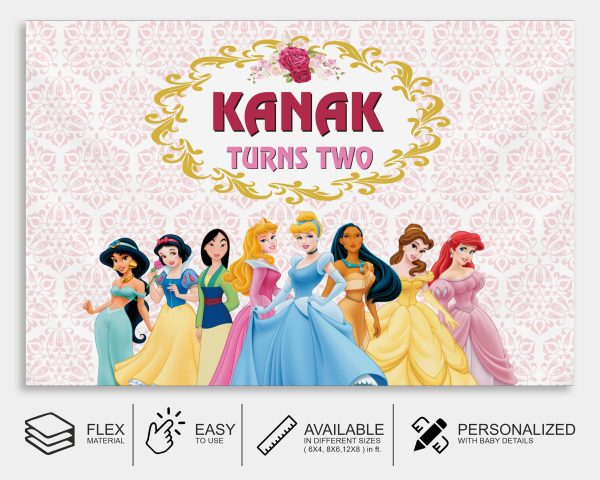 Princess Theme Backdrop Online now