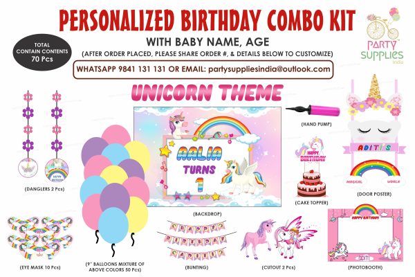 Unicorn Theme Exclusive Kit on Sale