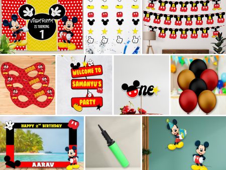 Mickey Mouse Theme Exclusive Kit Hot on Sale