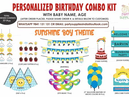 Sunshine Boy Theme Preferred Kit For Discount