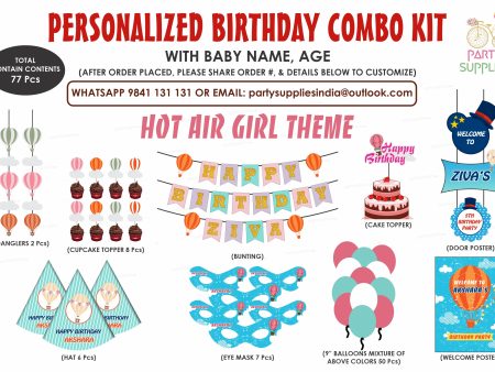 Hot Air Girl Theme Preferred Kit Hot on Sale