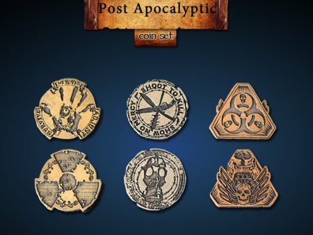 Legendary Metal Coins: Season 3 - Post Apocalyptic Coin Set (24 pcs) Online Sale