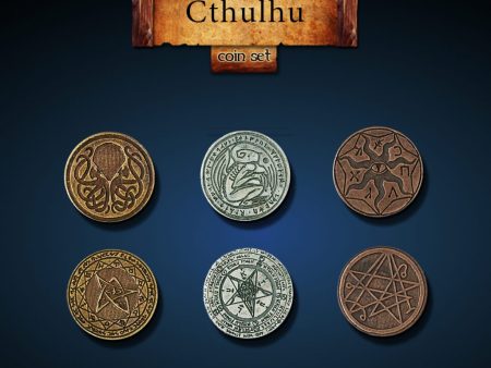 Legendary Metal Coins: Season 2 - Cthulhu Coin Set (24 pcs) Online now