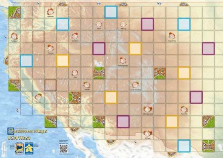 Carcassonne Maps: USA West (Import) Online