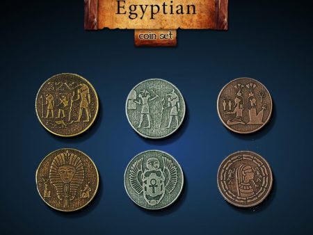 Legendary Metal Coins: Season 2 - Egyptian Coin Set (24 pcs) Hot on Sale