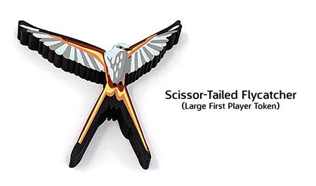 IMPERFECT: Large Scissor-Tailed Flycatcher First Player Token for Wingspan Online