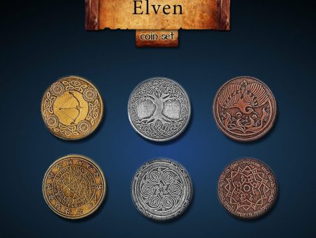 Legendary Metal Coins: Season 1 - Elven Coin Set (24 pcs) Online Hot Sale