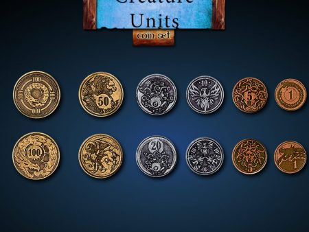 Legendary Metal Coins: Season 4 - Creature Units Coin Set (30 pcs) Sale