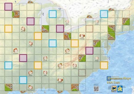 Carcassonne Maps: USA East (Import) Online Sale