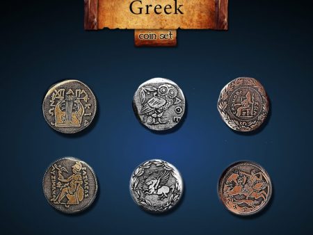 Legendary Metal Coins: Season 1 - Greek Coin Set (24 pcs) Sale