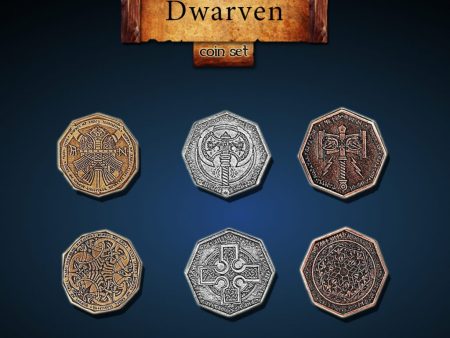 Legendary Metal Coins: Season 1 - Dwarven Coin Set (24 pcs) Hot on Sale