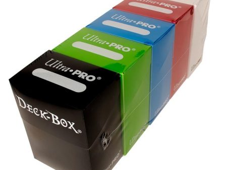 Ultra Pro Deck Box Bundle - 5 Mana Colors (Black, Green, Blue, Red and White) Online now