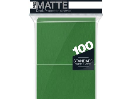 Ultra Pro - PRO-Matte 100ct Standard Deck Protector® sleeves: Green Discount