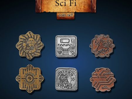 Legendary Metal Coins: Season 1 - Sci-Fi Coin Set (24 pcs) Cheap