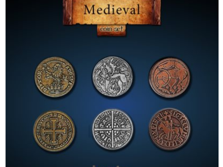 Legendary Metal Coins: Season 1 - Medieval Coin Set (24 pcs) Cheap