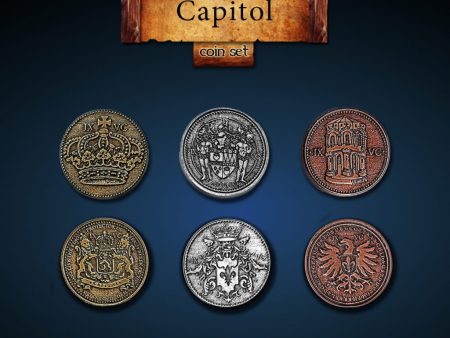 Legendary Metal Coins: Season 1 - Capitol Coin Set (24 pcs) on Sale